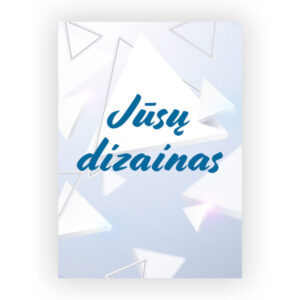 "Skrajutės A6" remains the same in English. It is a Lithuanian phrase that refers to A6 leaflets or flyers.